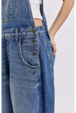 Cello Jeans Mid-Waisted Barrel Overall