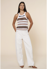Stripe Crochet Tank Top