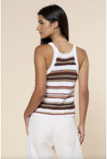 Stripe Crochet Tank Top