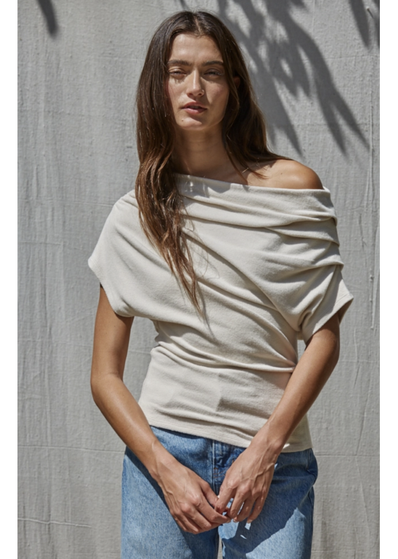 By Together Perri Off Shoulder Drape Top