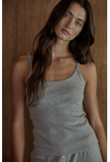 By Together Knit Cotton Pointelle Tank & Pant Set