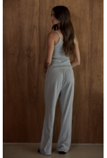 By Together Knit Cotton Pointelle Tank & Pant Set