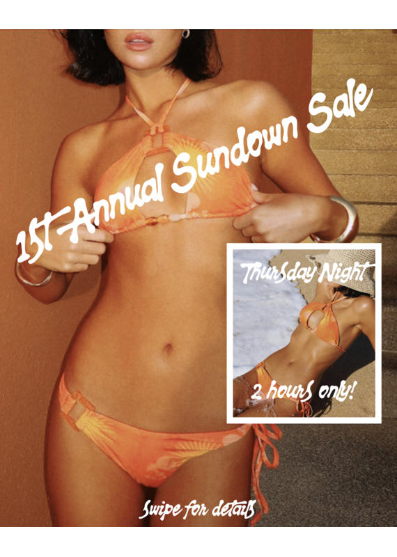 Sundown Sale Ticket
