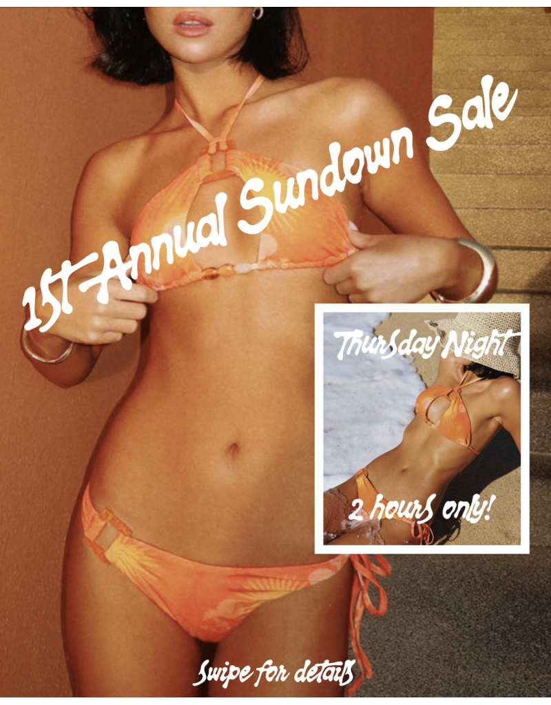Sundown Sale Ticket