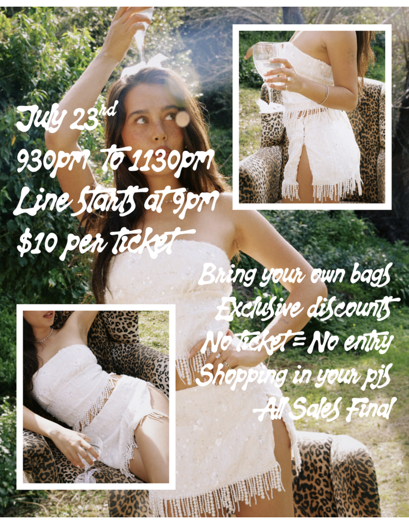 Sundown Sale Ticket