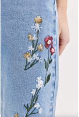 Cello Jeans Embroidered High Rise Dad Jean