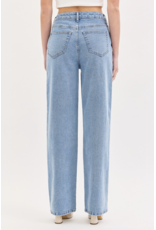 Cello Jeans Embroidered High Rise Dad Jean
