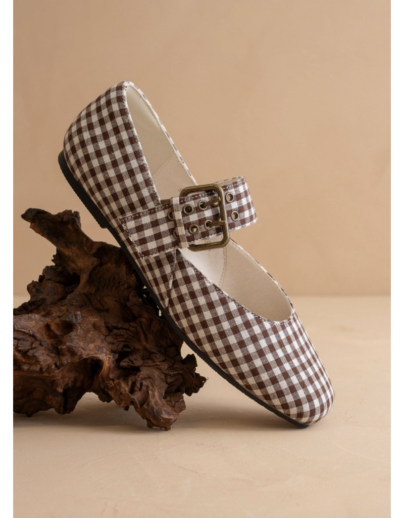 The Soho Ballet Studded Buckle Flat