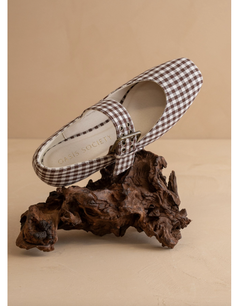 The Soho Ballet Studded Buckle Flat