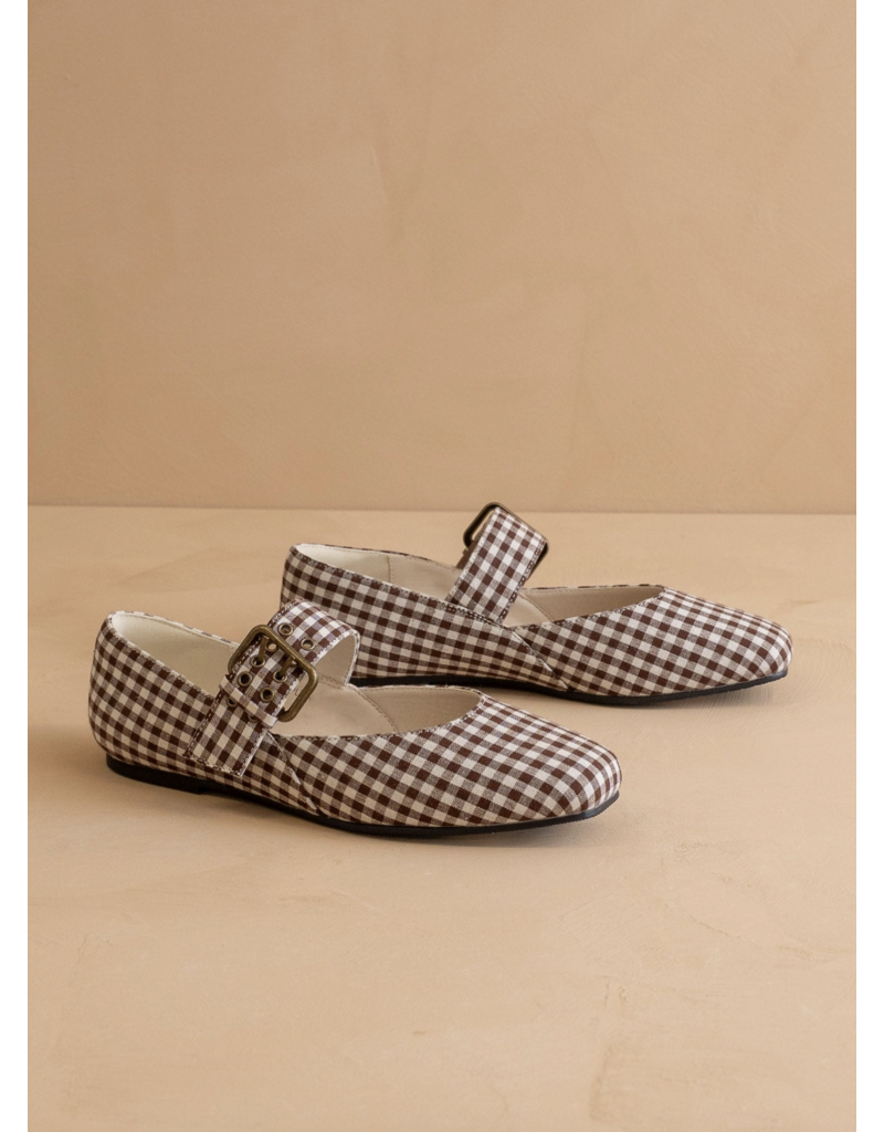 The Soho Ballet Studded Buckle Flat