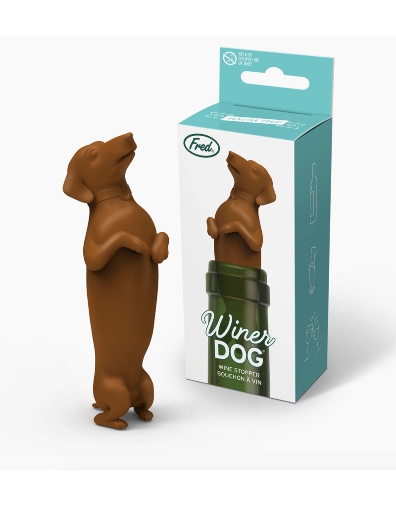 Fred & Friends Winer Dog - Dachshund Bottle Stopper
