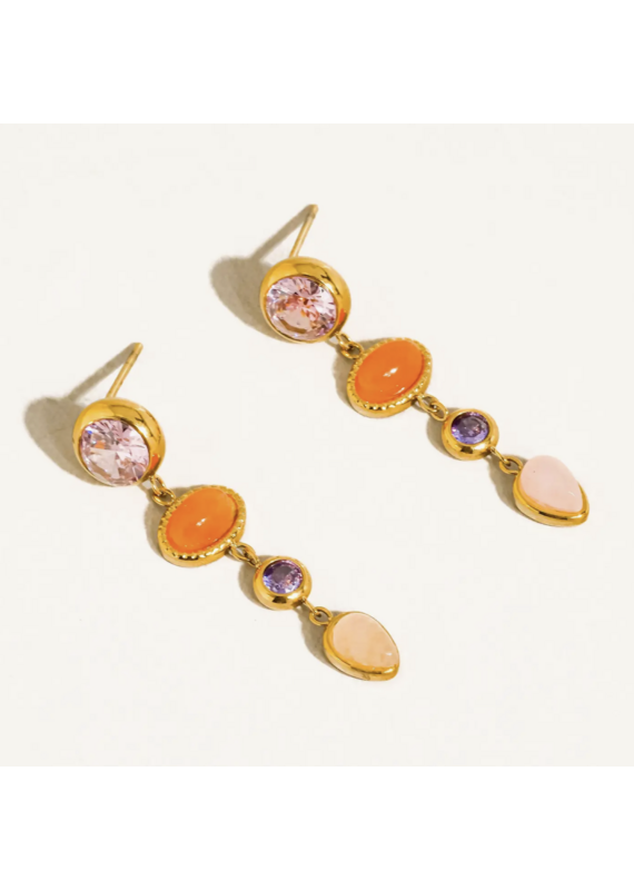 Flanerie Évisa 18K Gold Non-Tarnish Earrings