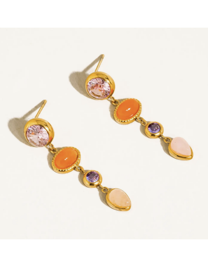 Flanerie Évisa 18K Gold Non-Tarnish Earrings