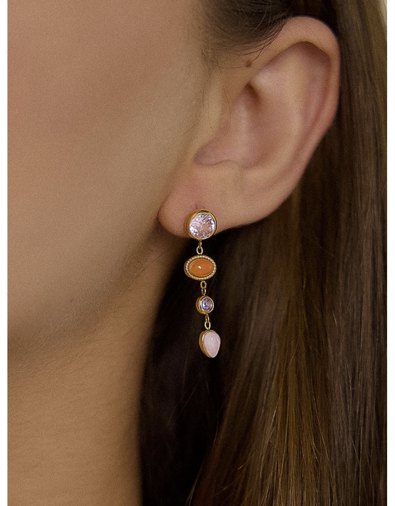 Flanerie Évisa 18K Gold Non-Tarnish Earrings