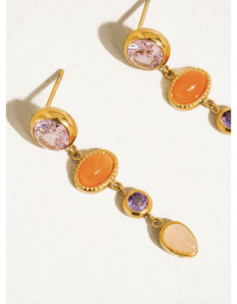 Flanerie Évisa 18K Gold Non-Tarnish Earrings