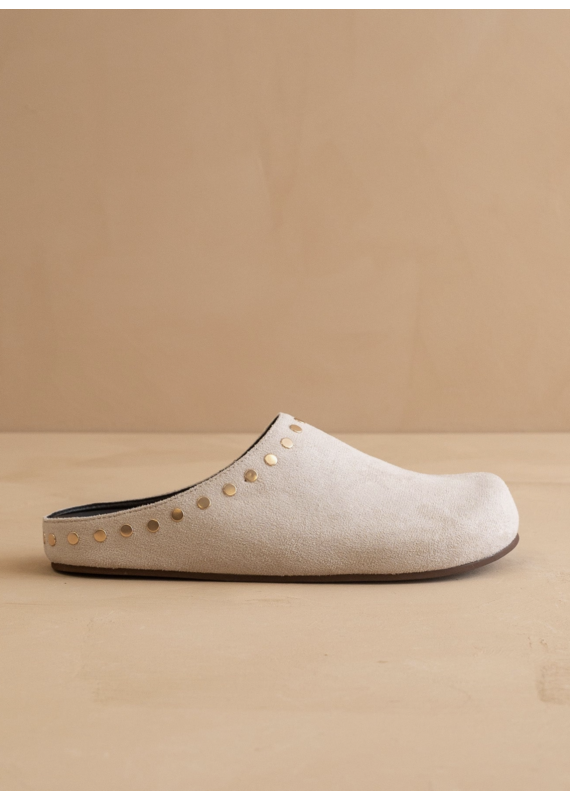 The Robin Studded Suede Mule