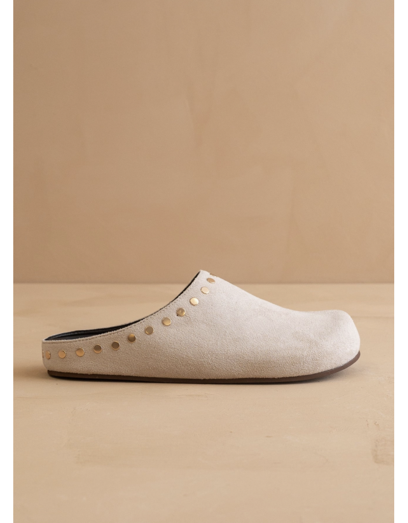 The Robin Studded Suede Mule