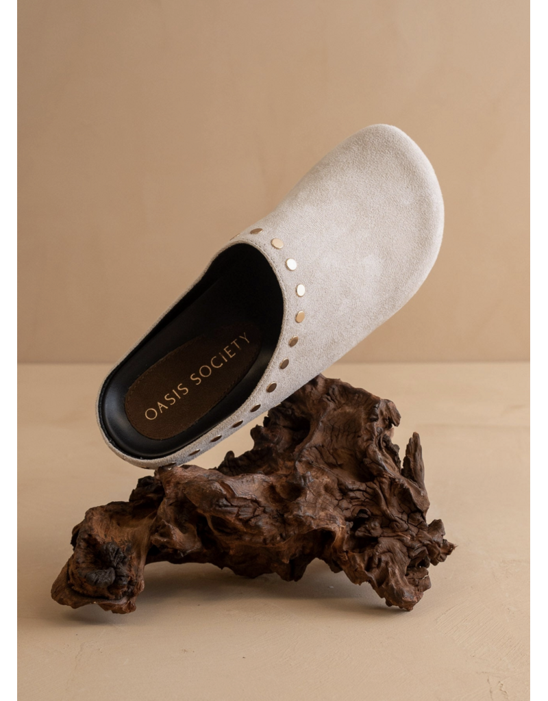 The Robin Studded Suede Mule