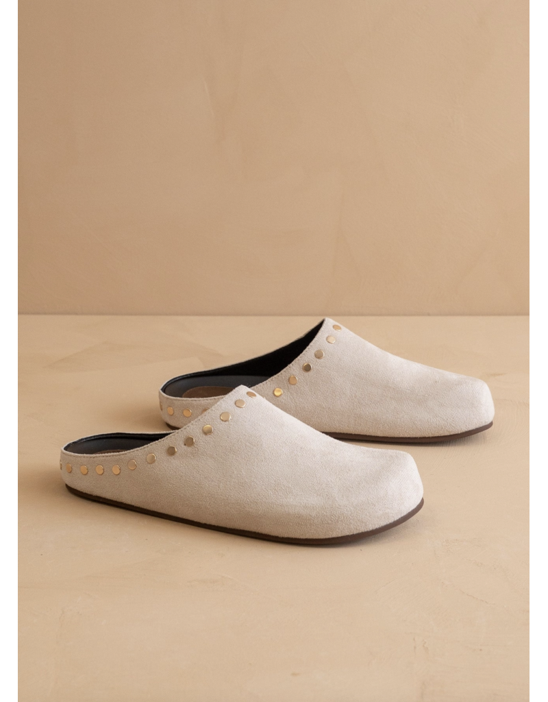 The Robin Studded Suede Mule