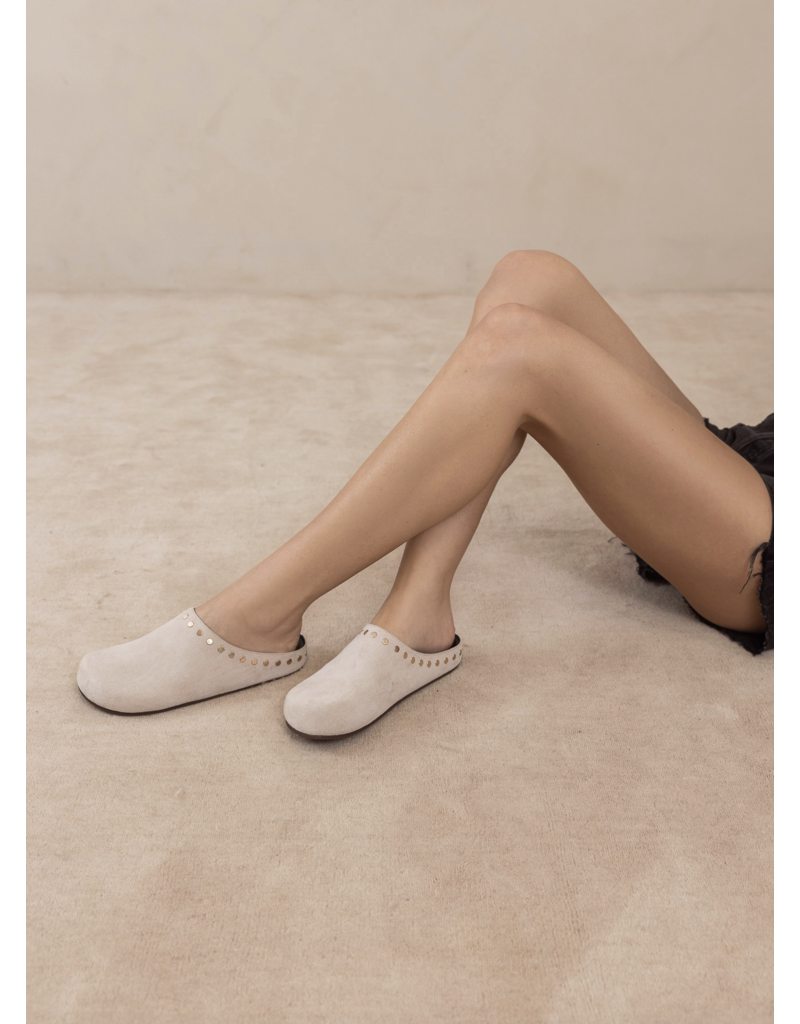 The Robin Studded Suede Mule