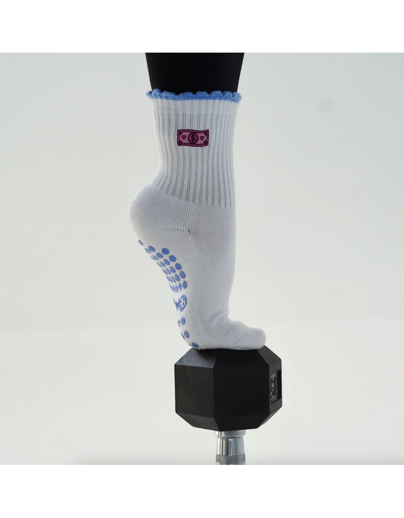 This and His Credit Card Grip Socks
