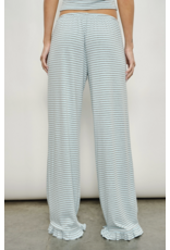 Pretty Garbage Devin Ruffle Striped Lounge Pants