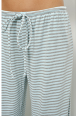Pretty Garbage Devin Ruffle Striped Lounge Pants