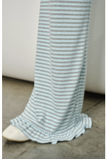 Pretty Garbage Devin Ruffle Striped Lounge Pants