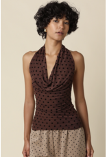 Karrie Polka Dot Halter Top
