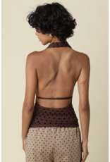 Karrie Polka Dot Halter Top