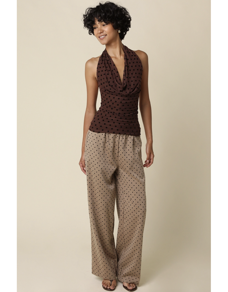 Karrie Polka Dot Halter Top
