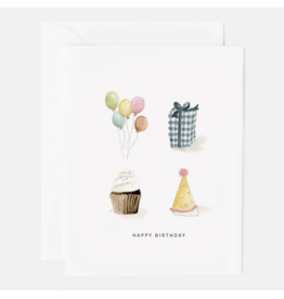 Birthday Things Greeting Card