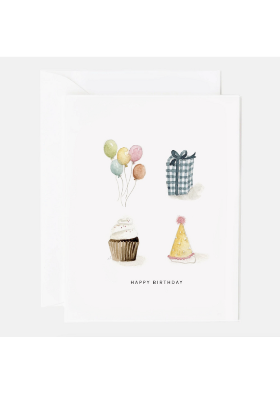 Birthday Things Greeting Card