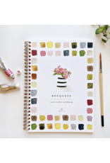 Emily Lex Studio Bouquets Watercolor Workbook + Paint + Brushes