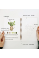 Emily Lex Studio Bouquets Watercolor Workbook + Paint + Brushes