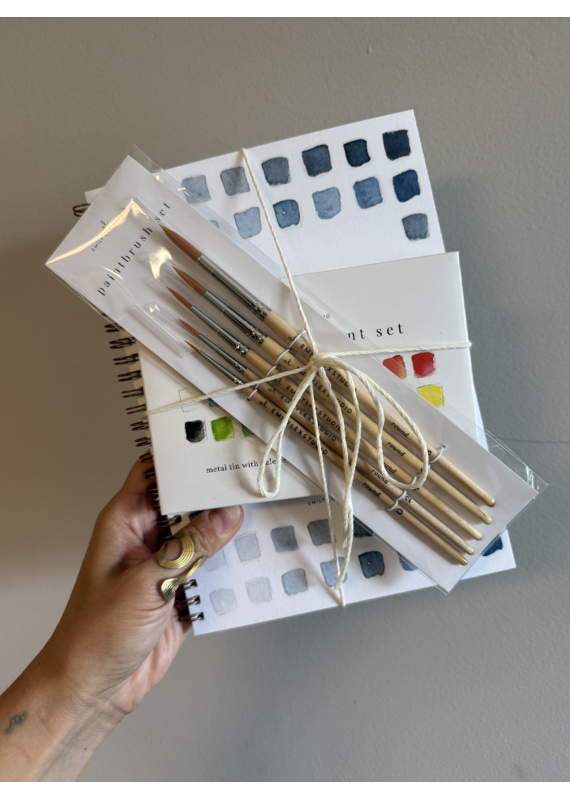 Emily Lex Studio Seaside Watercolor Workbook + Paint + Brushes