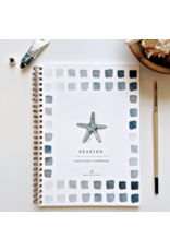 Seaside Watercolor Workbook + Paint + Brushes