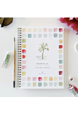 Tropical Watercolor Workbook + Paint + Brushes