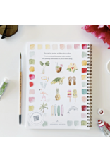 Tropical Watercolor Workbook + Paint + Brushes