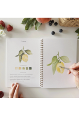Fruit Watercolor Workbook + Paint + Brushes