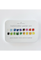 Fruit Watercolor Workbook + Paint + Brushes