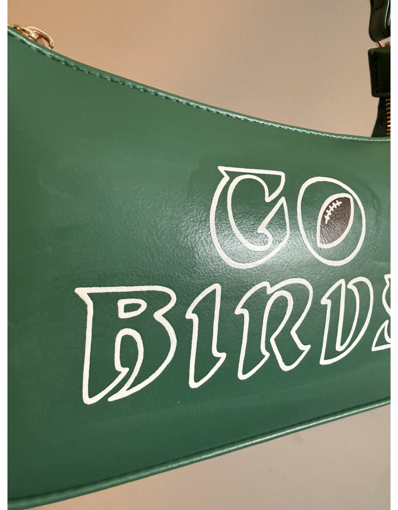 Go Birds Hand Painted Shoulder Bag
