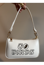 Go Birds Hand Painted Shoulder Bag