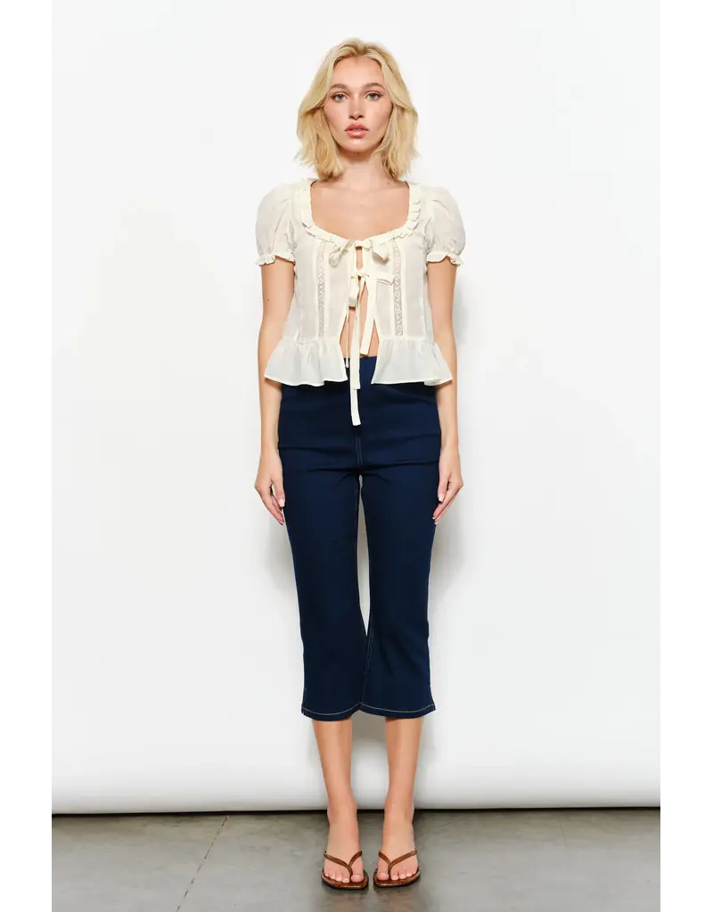 Pretty Garbage Rosie Ruffle Blouse
