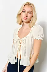 Pretty Garbage Rosie Ruffle Blouse
