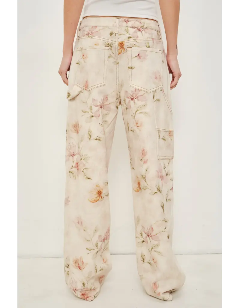 Pretty Garbage Justina Floral Denim Pants