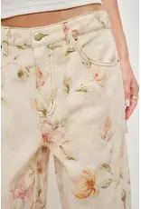 Pretty Garbage Justina Floral Denim Pants