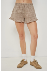 Pretty Garbage Kora Frill Gingham Shorts