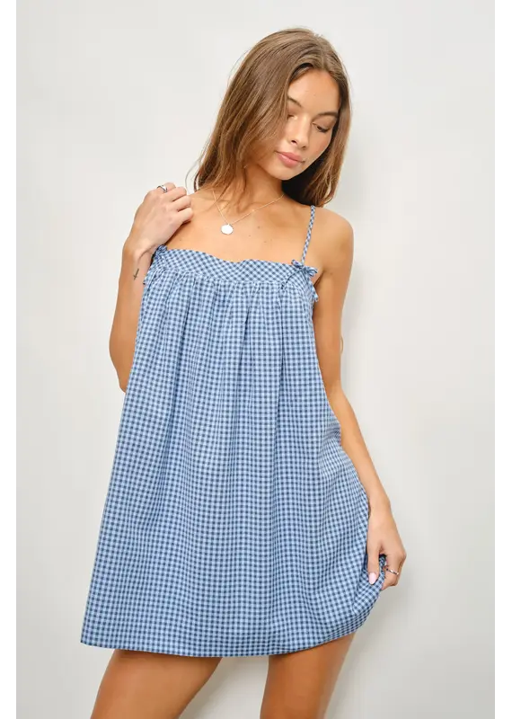 Pretty Garbage Kara Gingham Mini Dress