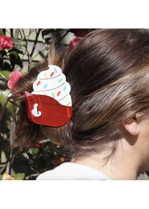 Phillies Ice Cream Helmet Claw Clip
